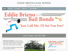 Tablet Screenshot of eddiebrienobailbonds.com